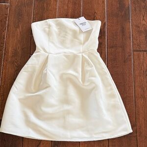 Princess Polly White Spader Corset Mini Drees